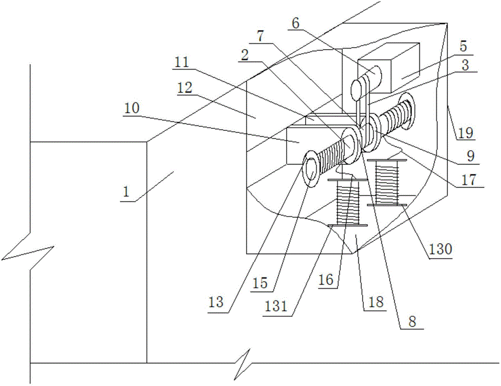 Rope unwinding device with rescue function