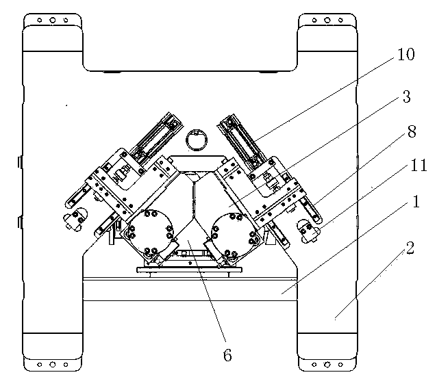 Box corner riveting device for washing machine box body