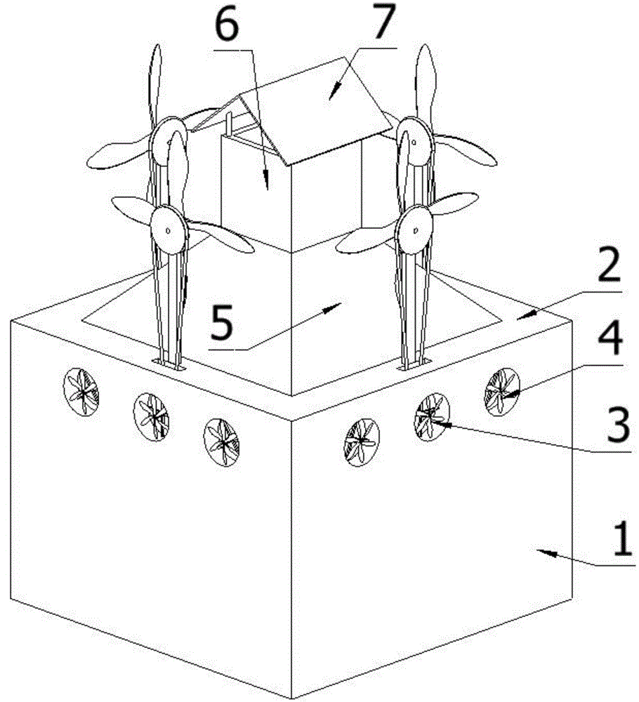 Heat radiation system for transformer substation