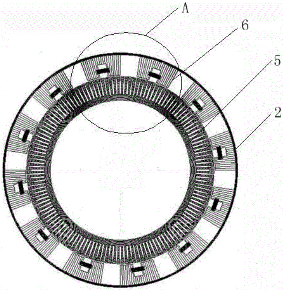 Direct-drive wheel device based on magnetic resistance switch motor and achieving method