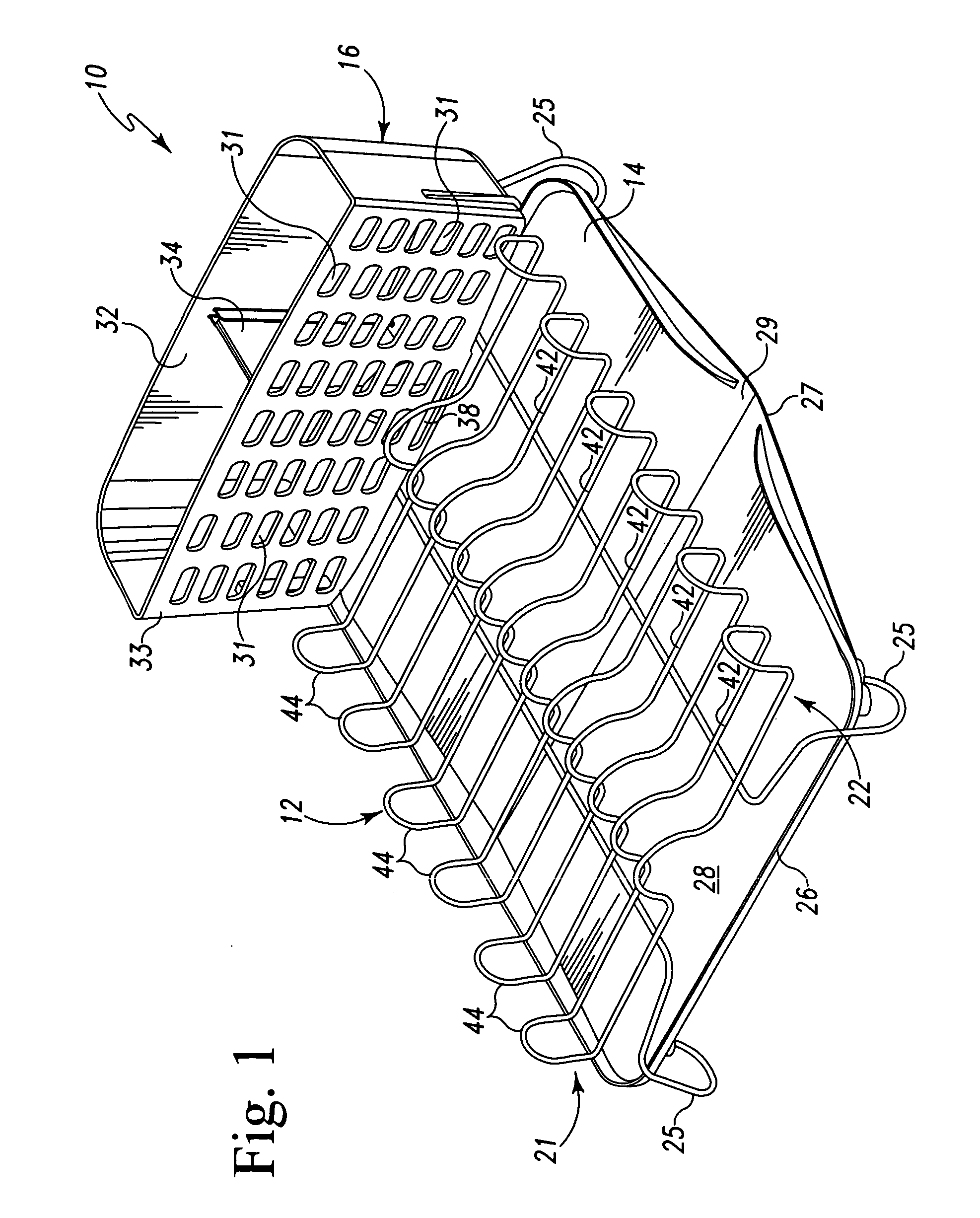 Drying storage rack