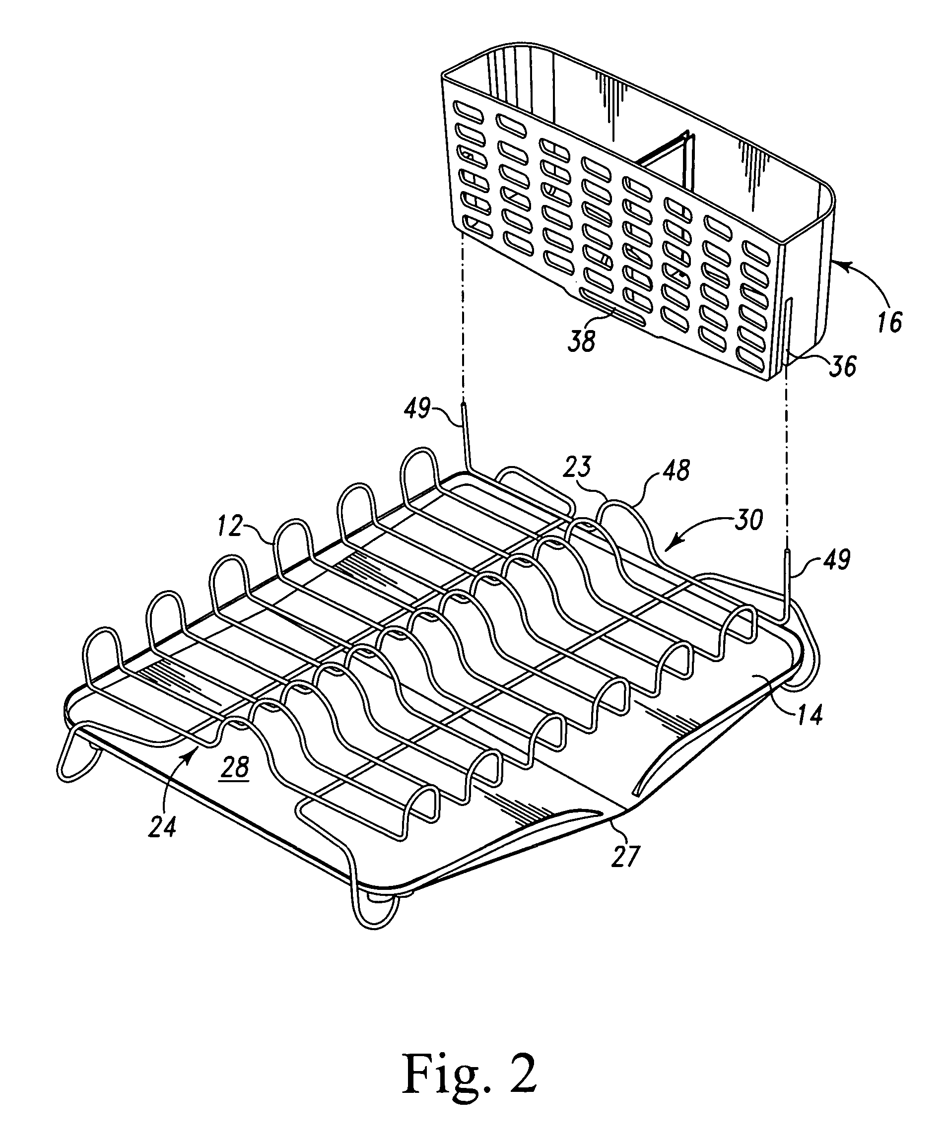 Drying storage rack