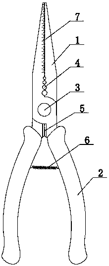 Novel sharp-nose pliers