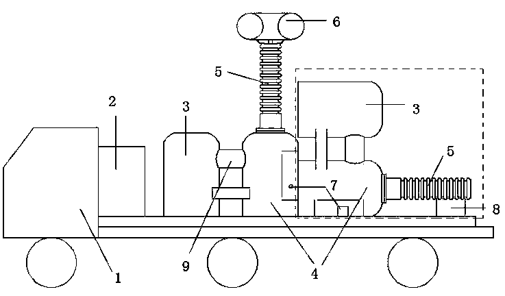 Vehicle-mounted 1,000-kilovolt voltage transformer verifying device