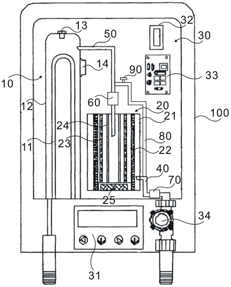 Healthy water heater with water purification function