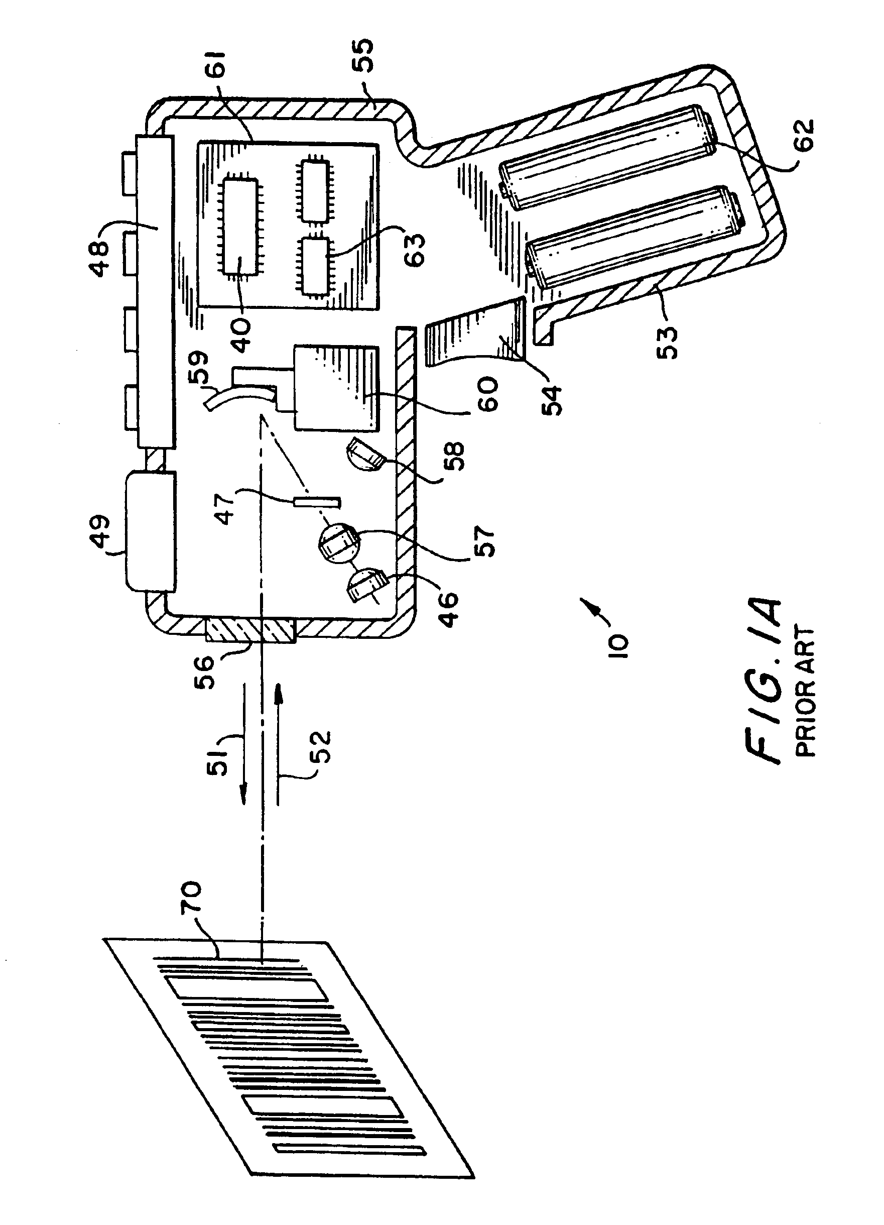 Portable instrument for electro-optically reading indicia and for projecting a bit-mapped color image