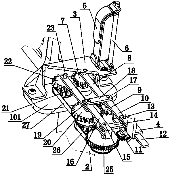 A passive finger rehabilitation training device