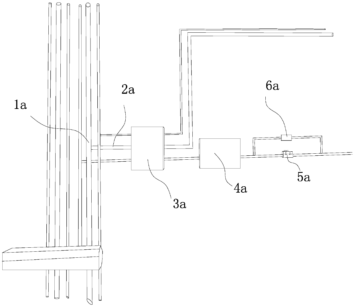 Shaft medical gas multifunctional control system