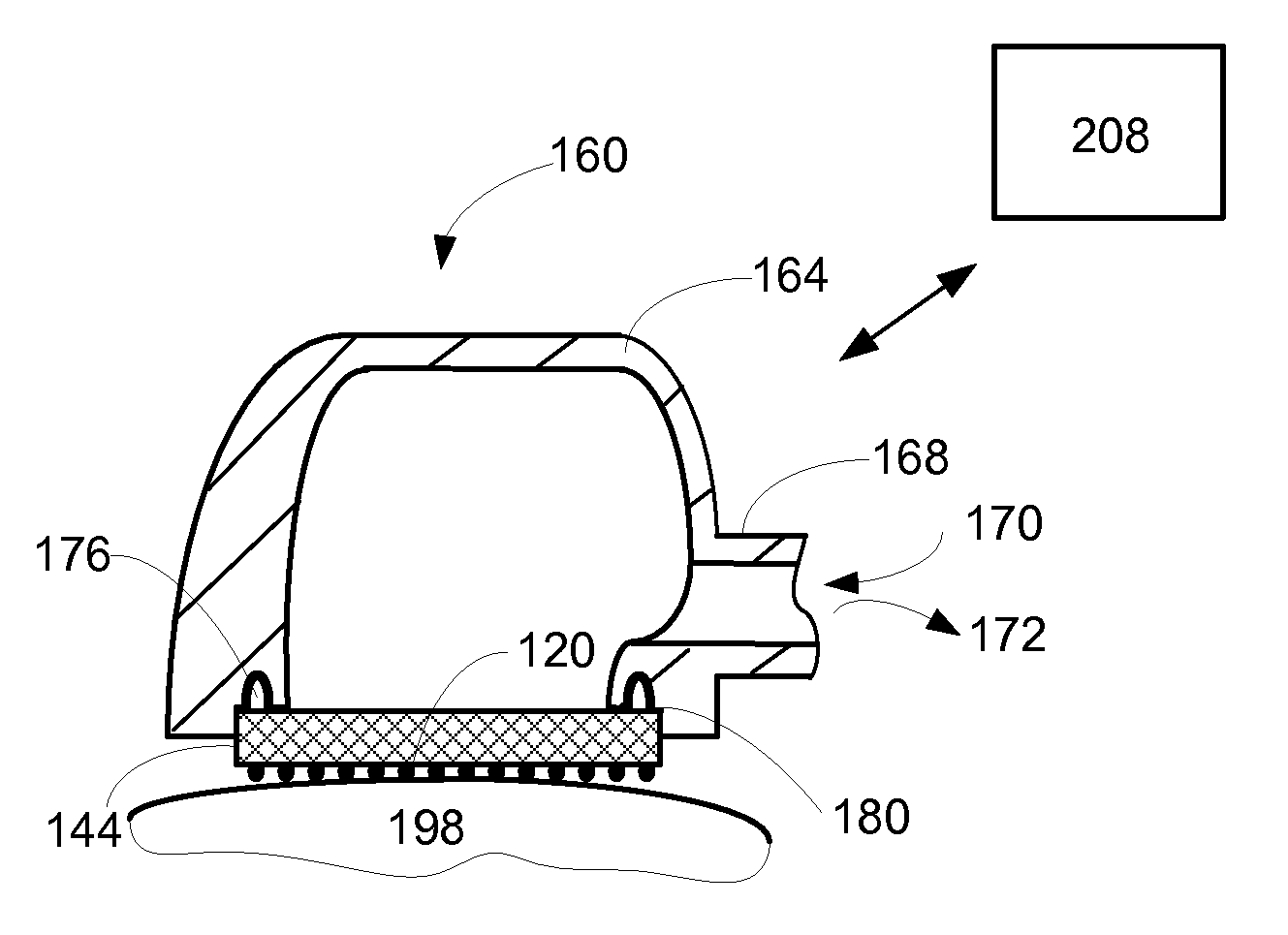 Disposable electromagnetic energy applicator and method of using it