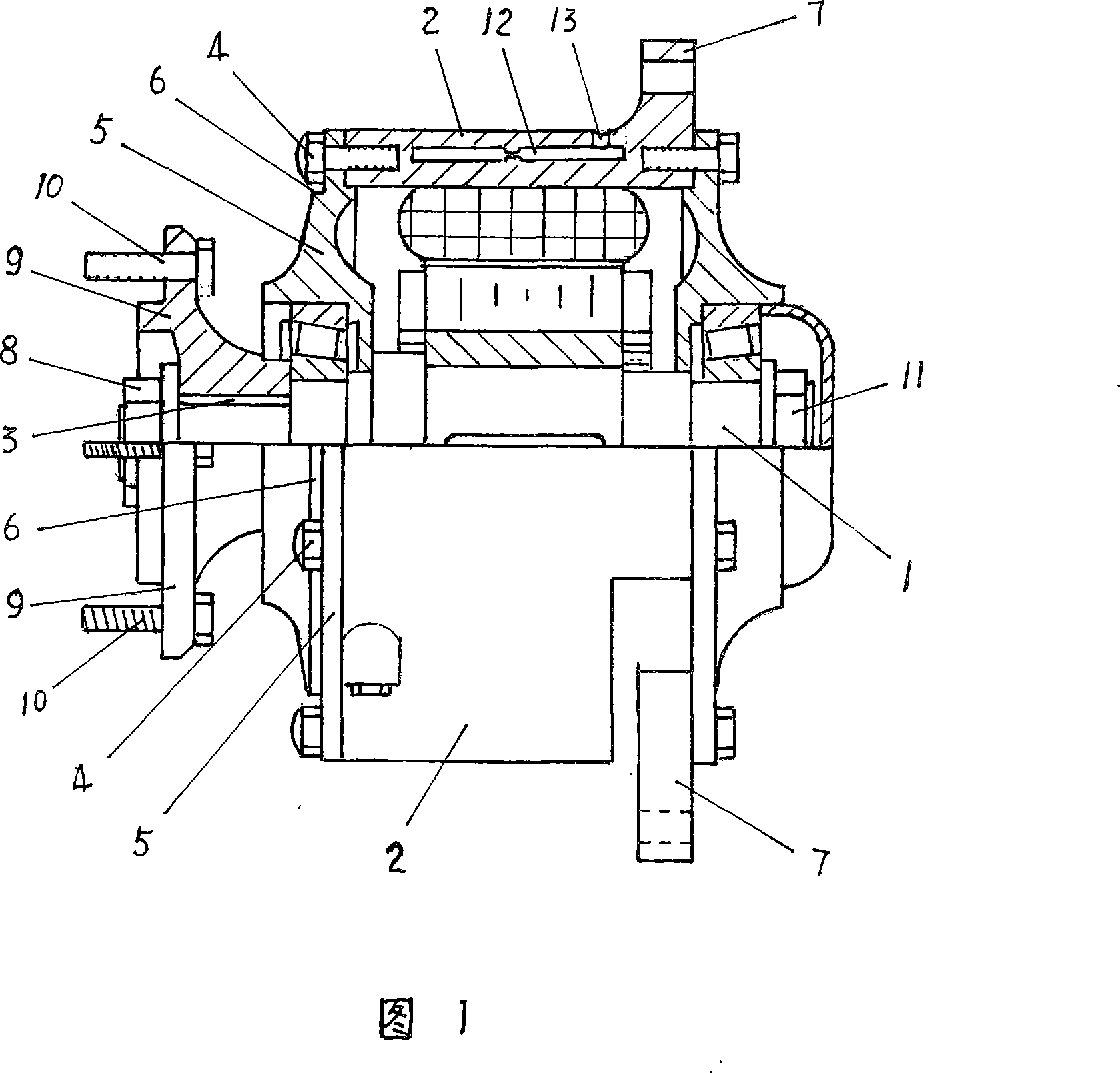 External spline shaft hub motor