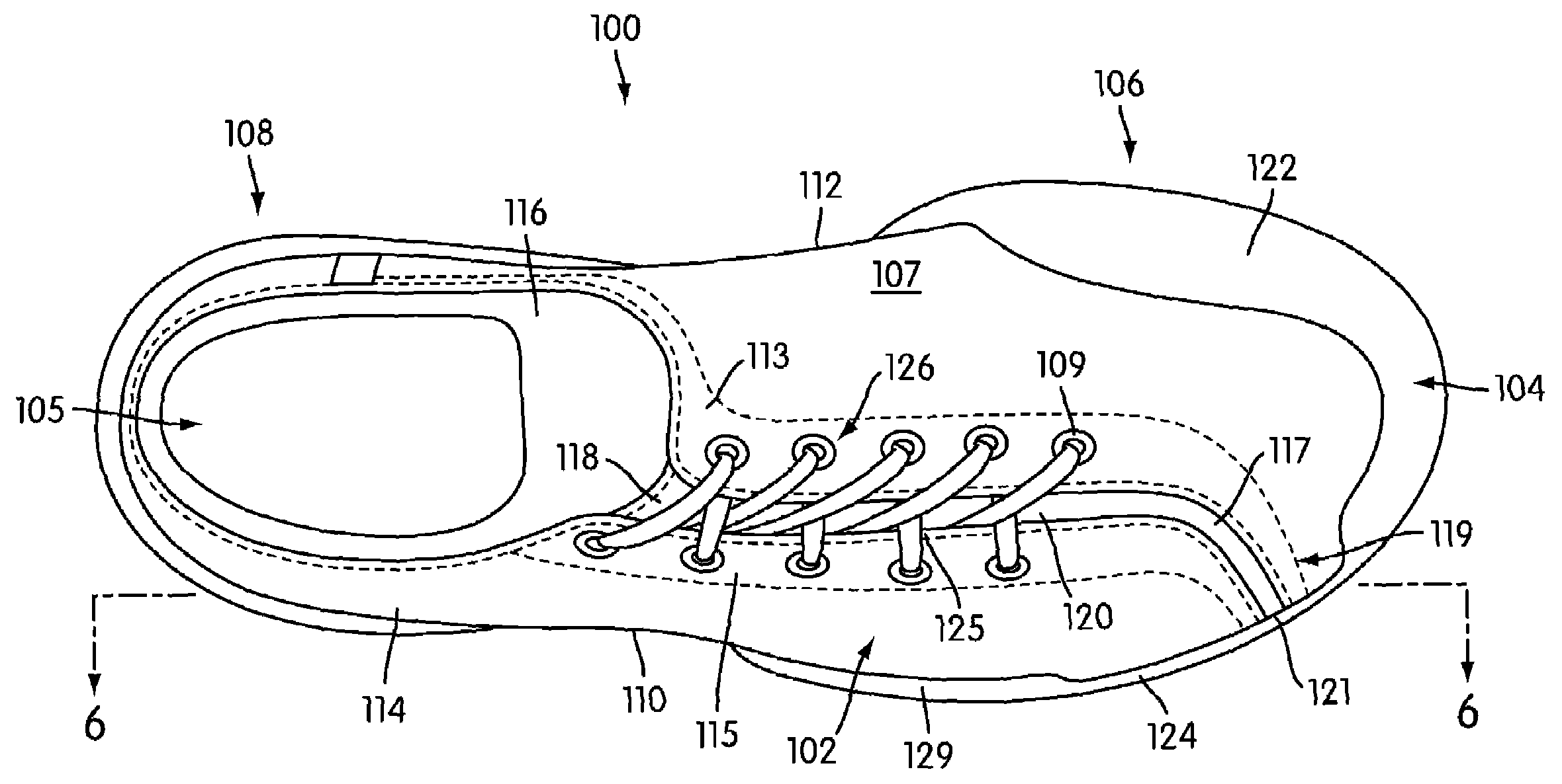 Article of Footwear for Fencing