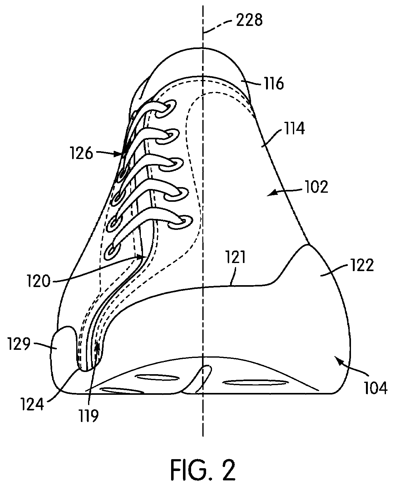 Article of Footwear for Fencing