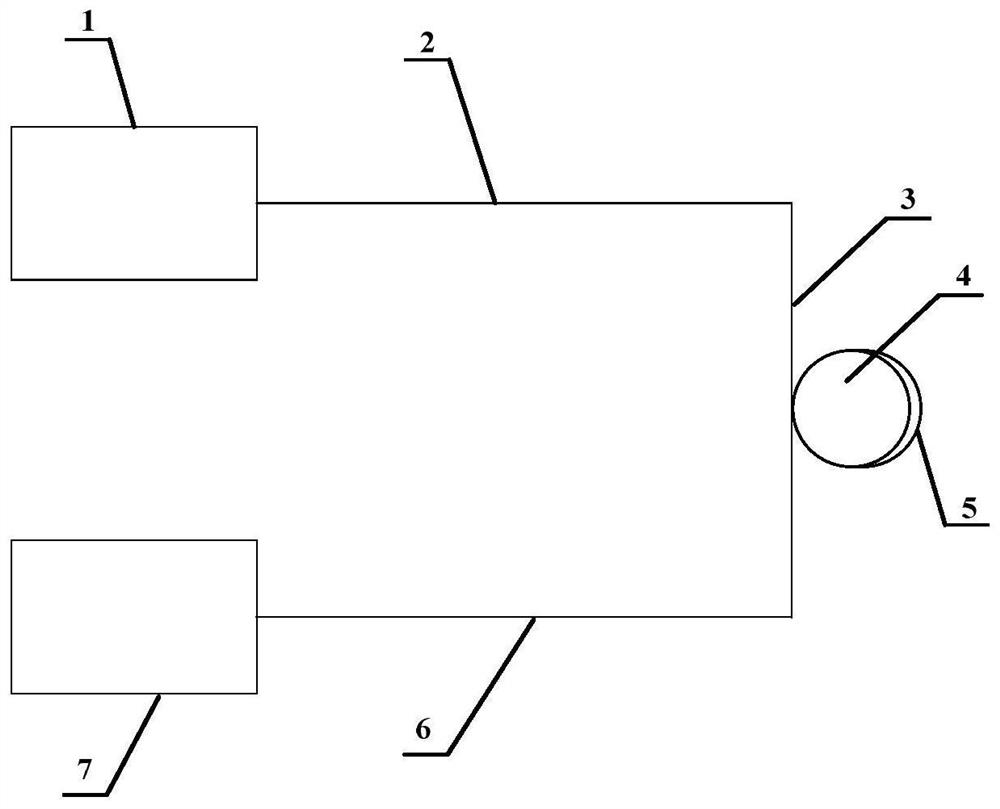 Whispering gallery mode spherical optical microcavity refractive index sensor and measurement device based on surface plasmon