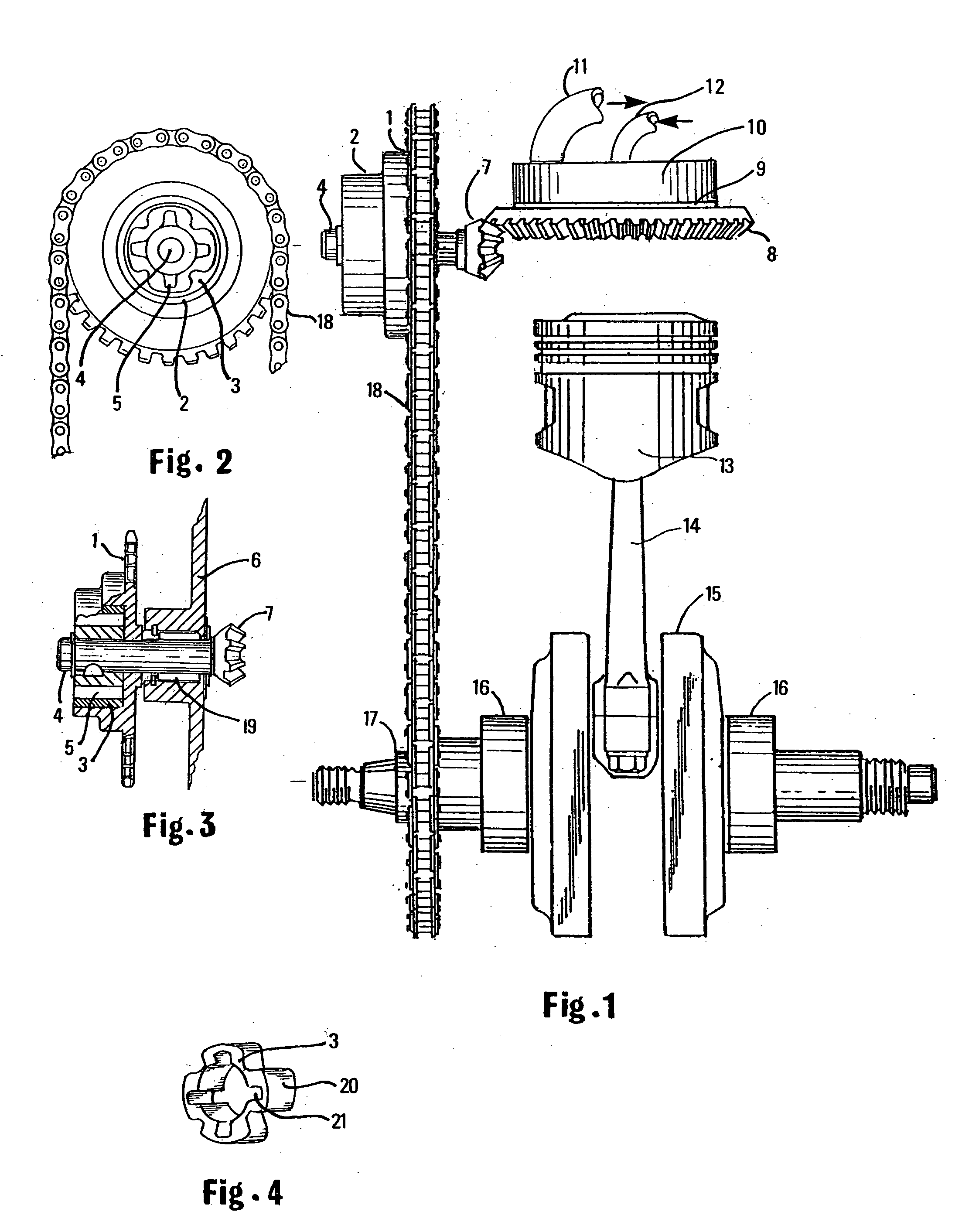 Timing gear flexible coupling