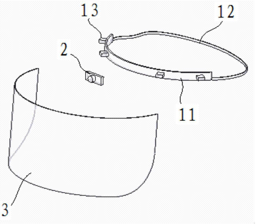 Medical surgical protective mask with shooting function