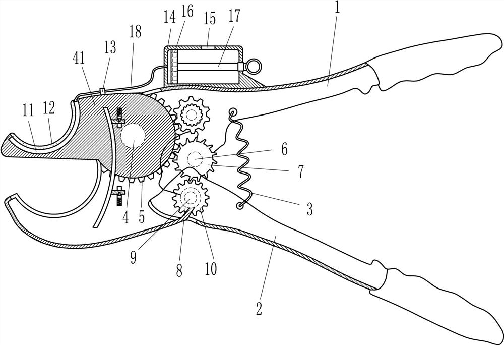 A kind of water pipe maintenance cut-off tool