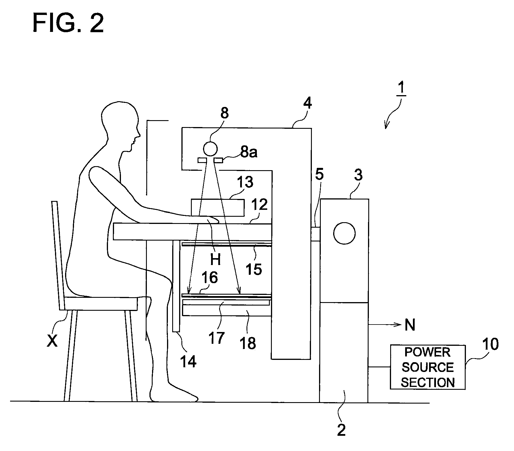 Radiographic imaging device and radiographic imaging system