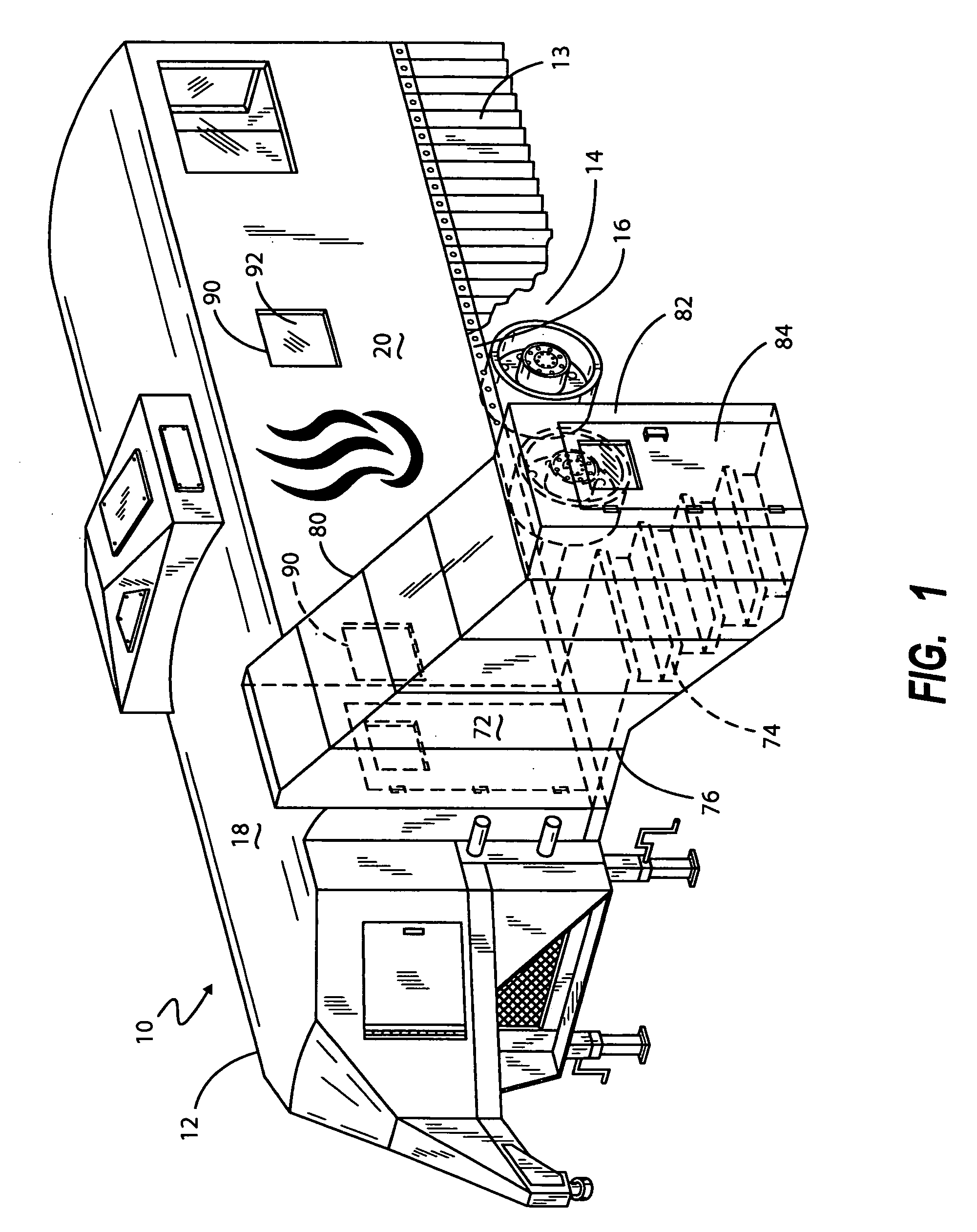 Firefighter's training simulator