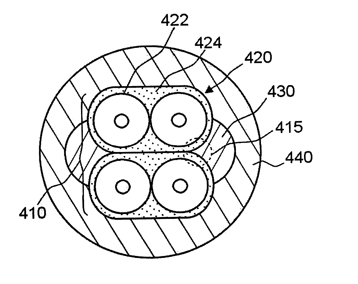 Optical fiber cable for access network