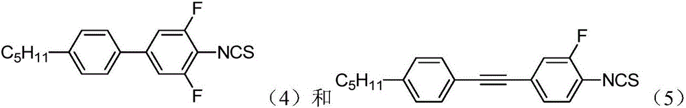 Thiophthene high birefringence liquid crystal compound and composition thereof