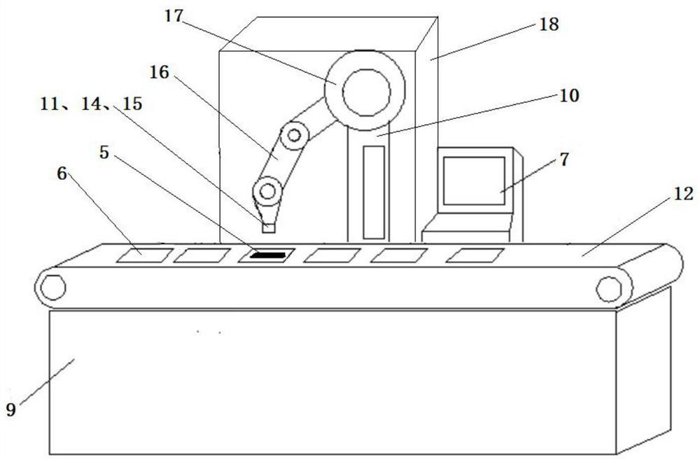 Method and system for performing infrared ultrafast laser precise marking on titanium alloy surface