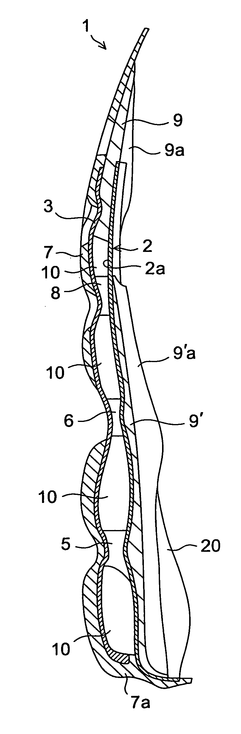 Sole structure for a shoe