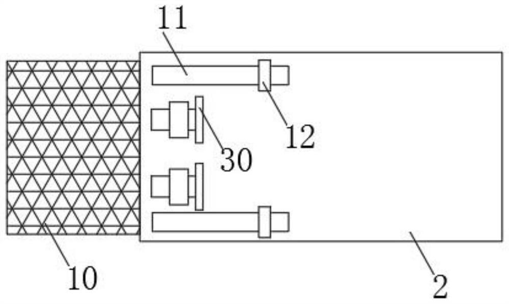 A connection adjustment structure of side formwork for road construction