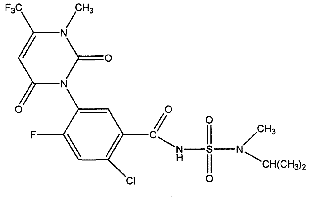 Solid preparation of novel sterilant herbicide composition employing saflufenacil and glyphosate and containing herbicide auxiliary agent