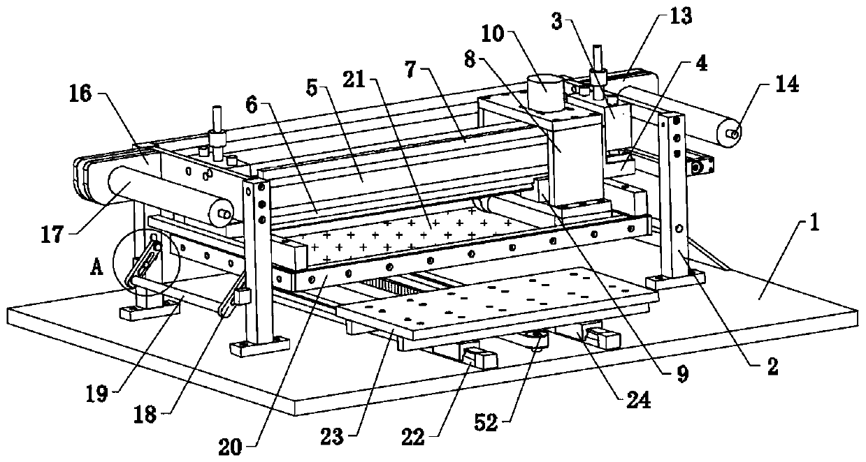 Automatic hot stamping machine and hot stamping method thereof