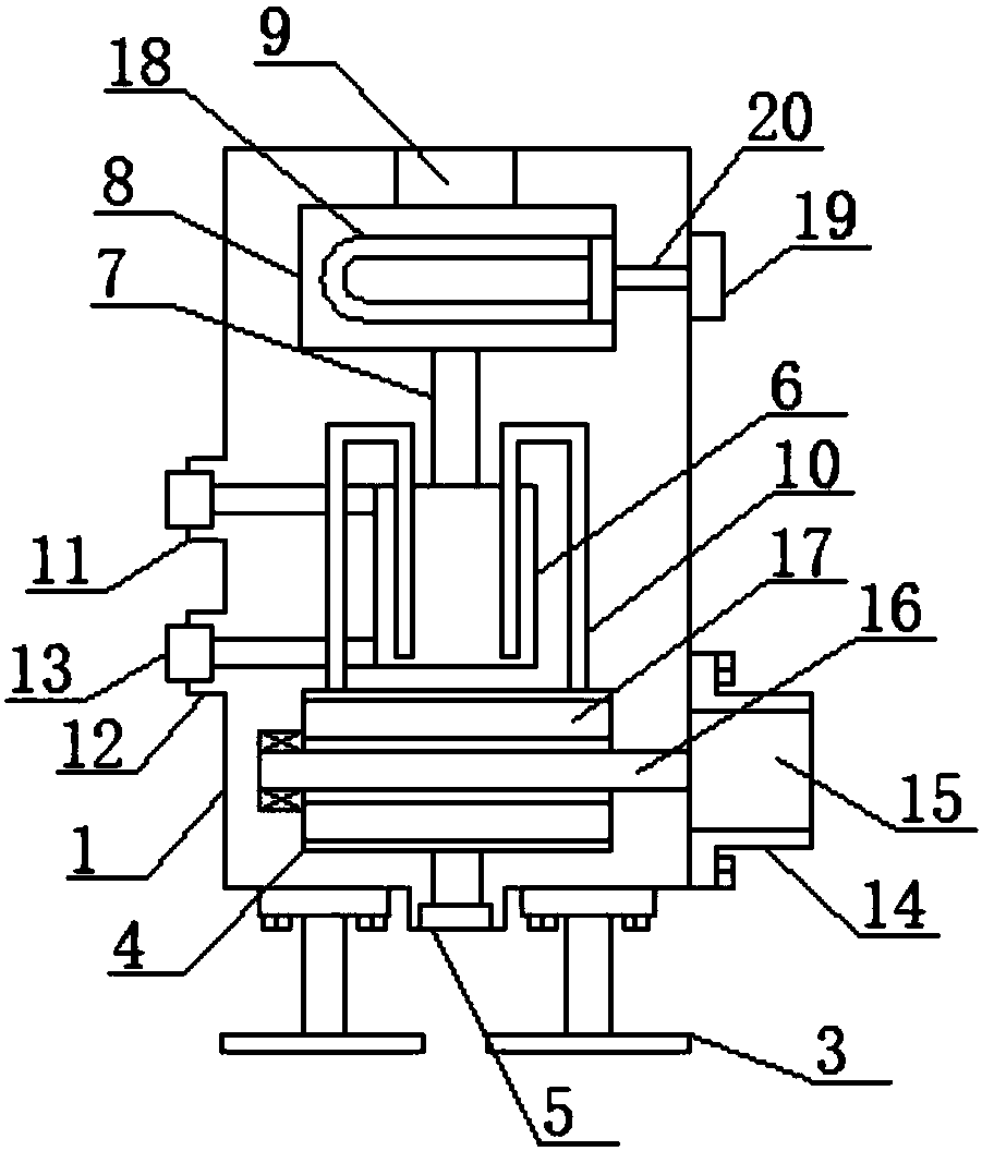 Dust suppression device for electrical work place