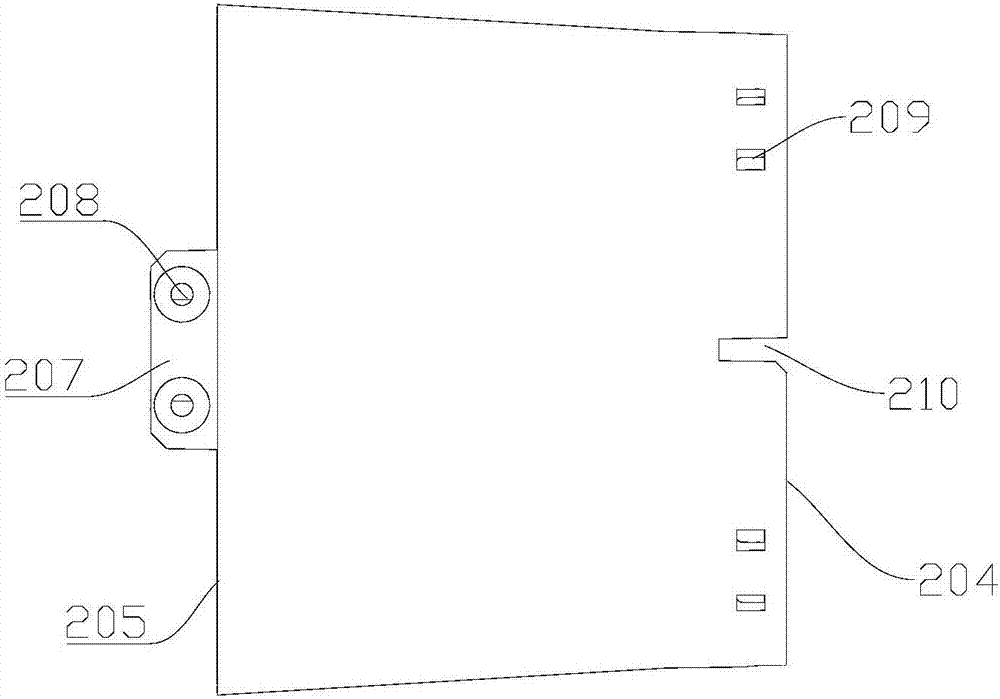 Thruster flow passage structure, thruster and underwater vehicle