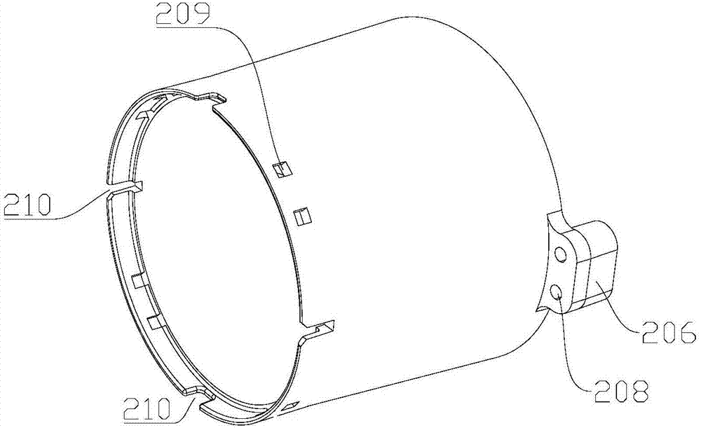 Thruster flow passage structure, thruster and underwater vehicle