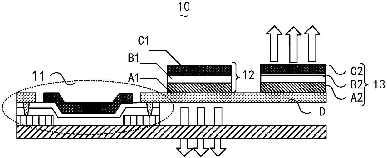 Double-side display panel and double-side display device