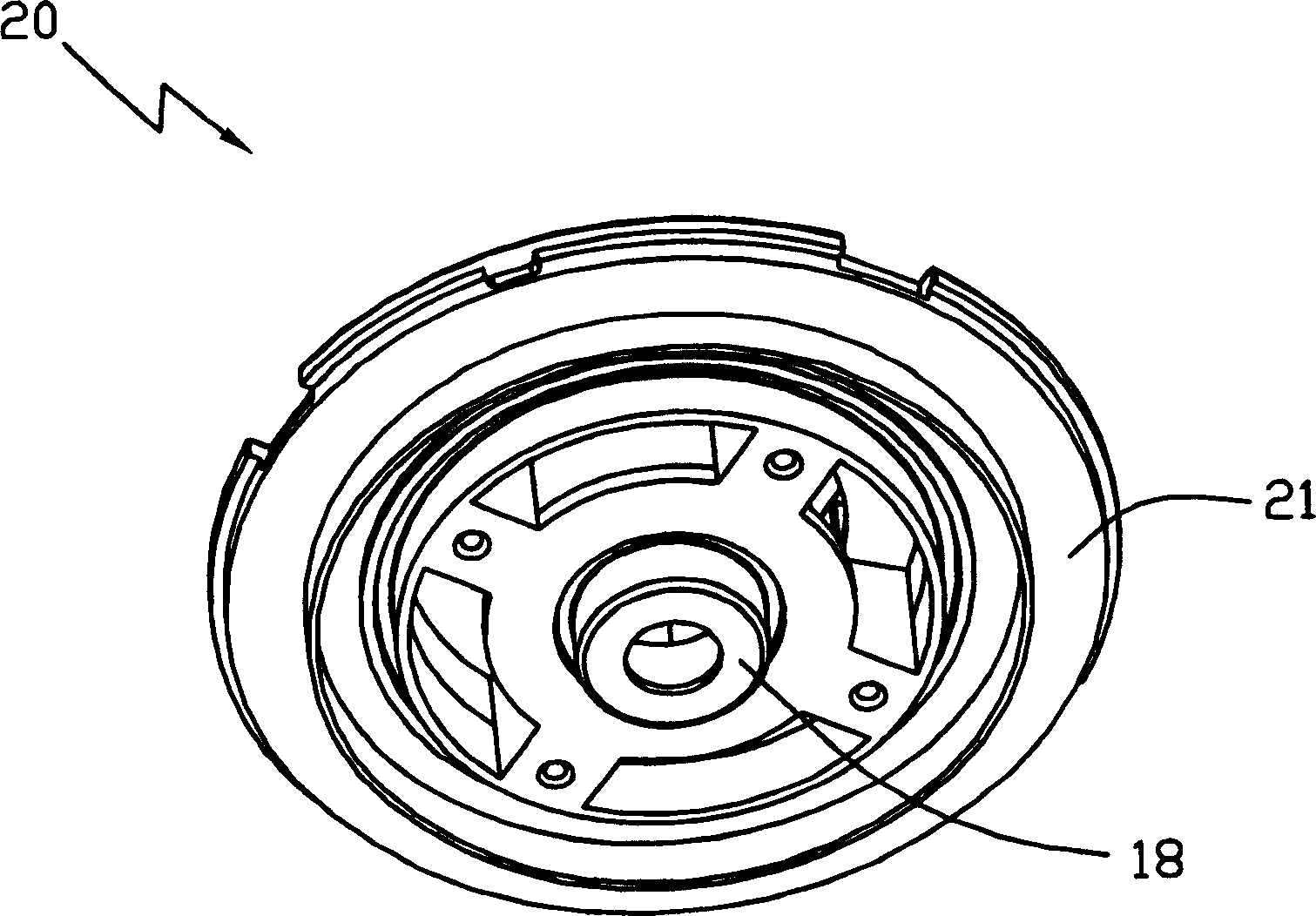 Blowing machine motor