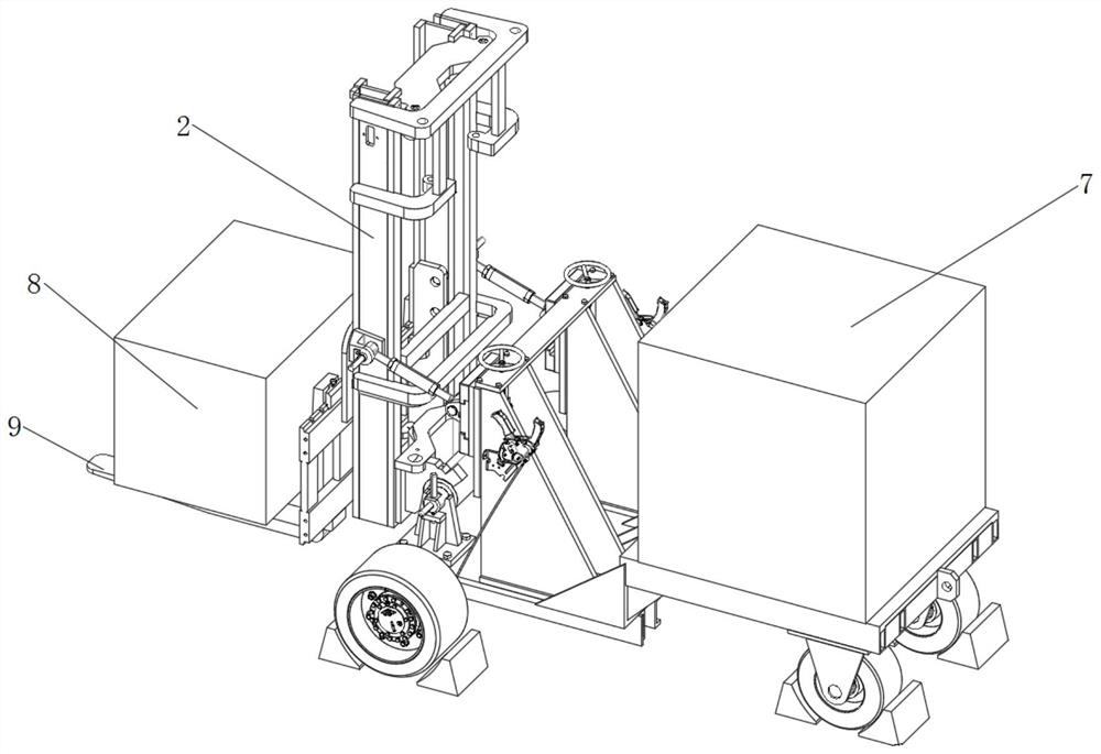 Universal forklift portal test bench