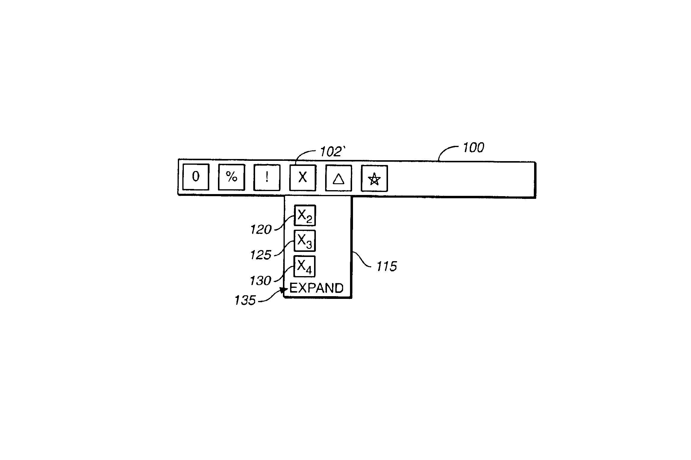 Method and apparatus for expanding and contracting graphical function displays