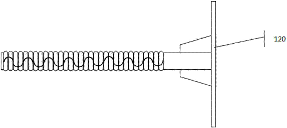 Passive building cold bridge-preventing anchor