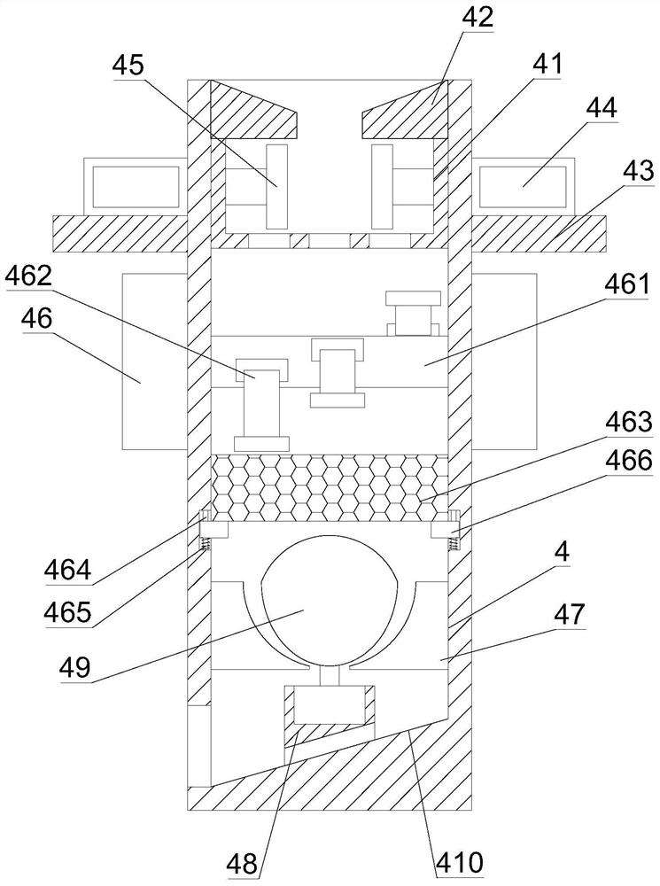 Screening type grinding device for ceramic valve element material production