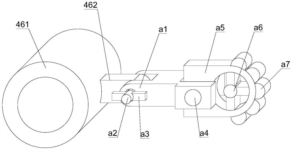 Screening type grinding device for ceramic valve element material production