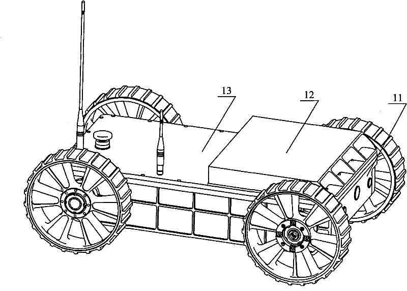 Deformable all-terrain adaptable robot walking mechanism