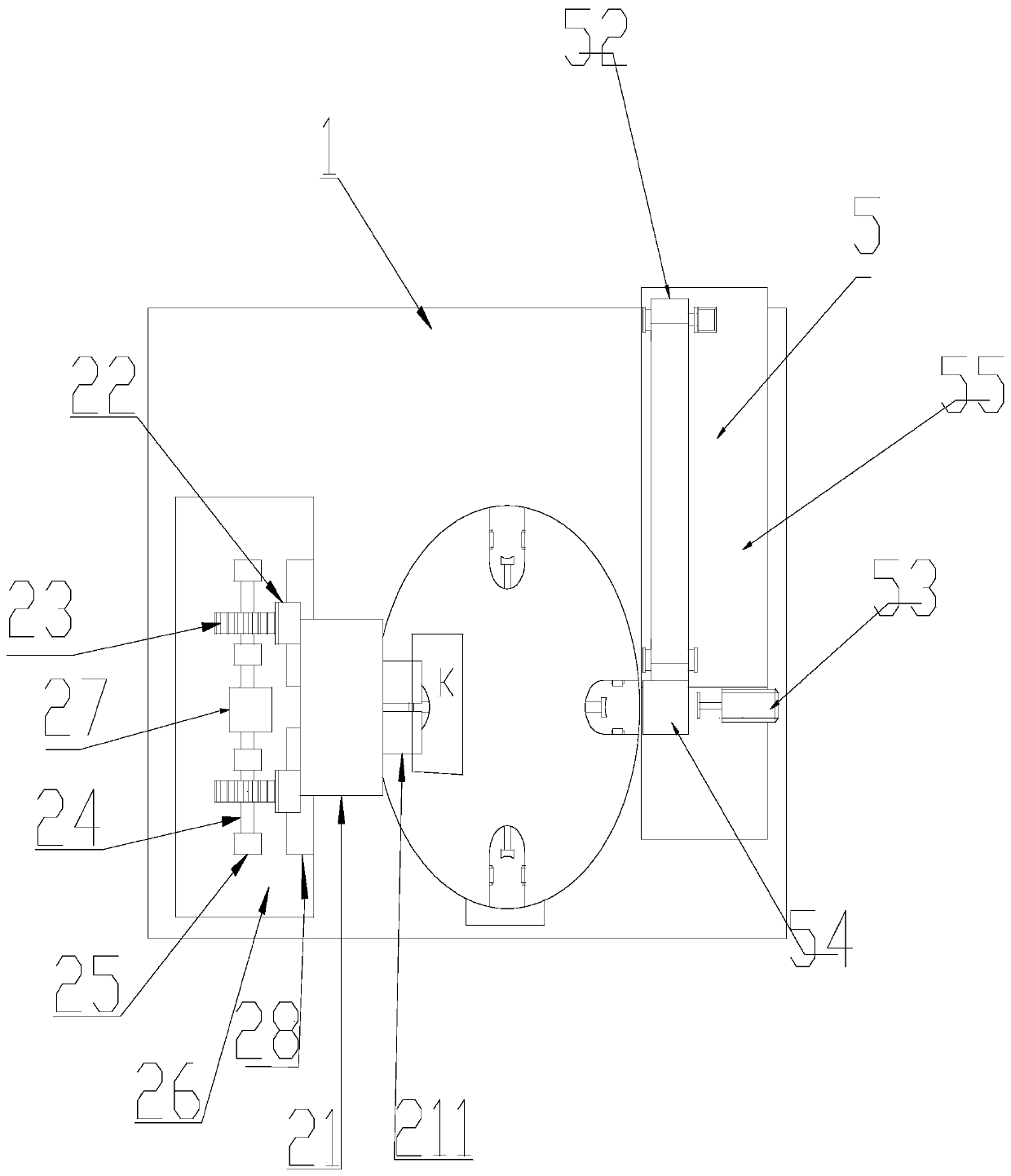 Electronic component pin bending equipment