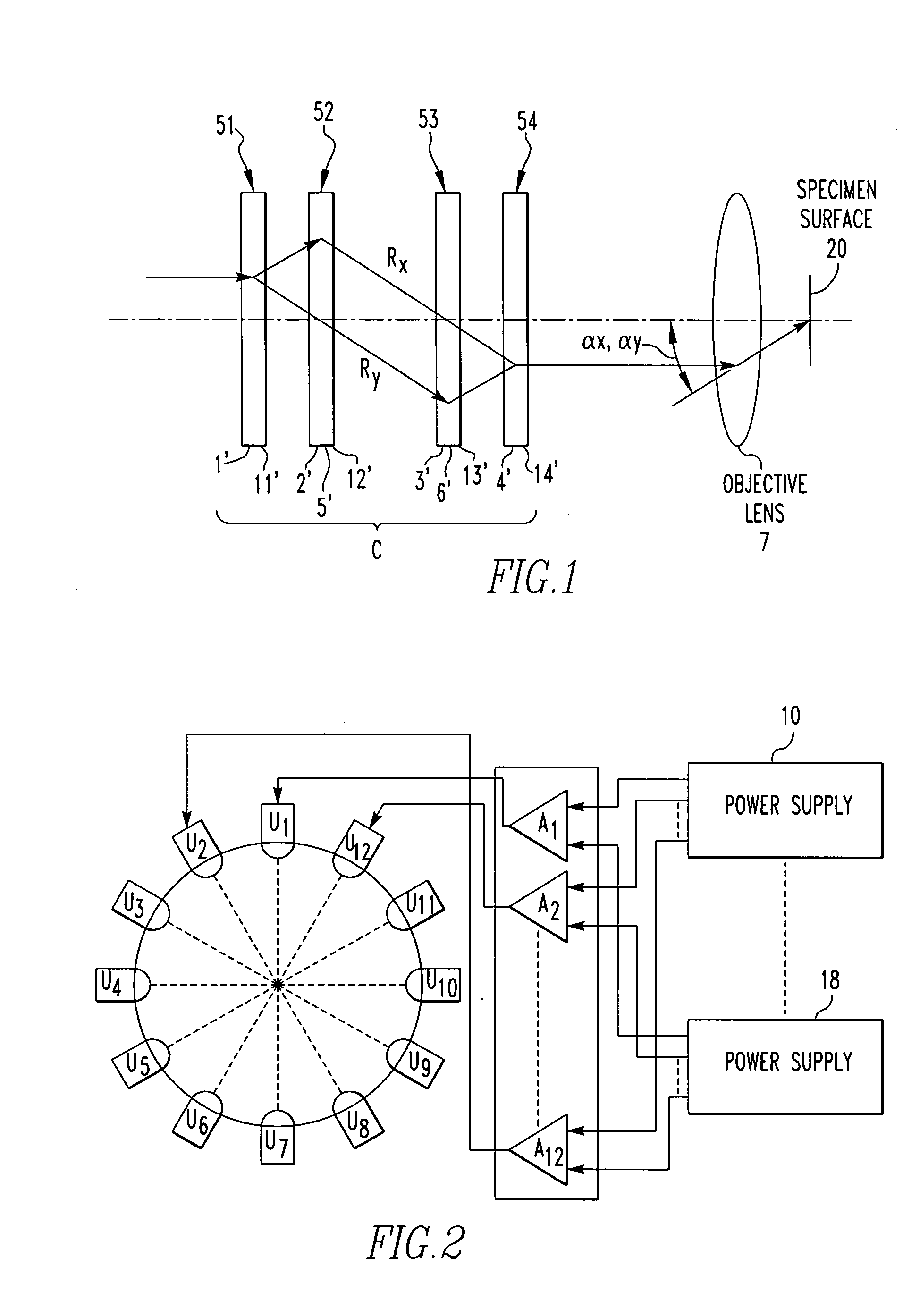 Charged-particle beam instrument and method of correcting aberration therein