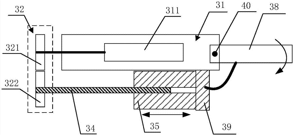 Double-layer retracing driven two-stage rotation finger mechanism