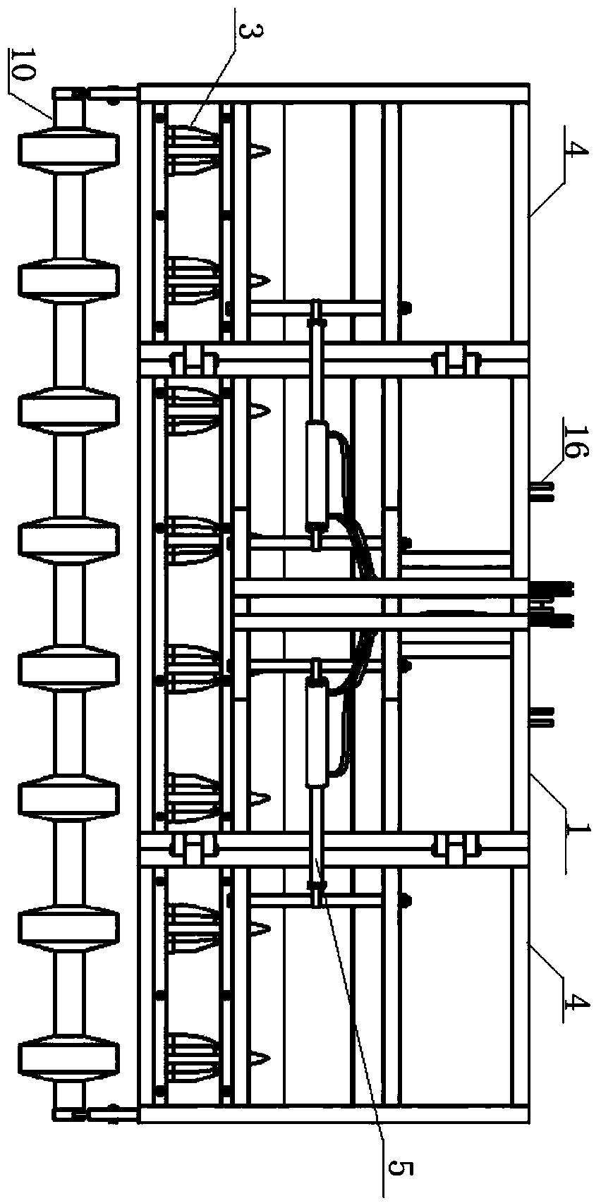 Facility vegetable planting trencher