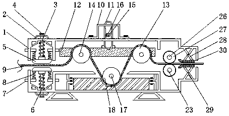 Steel bar stretching unit used for gear ring type steel prestress