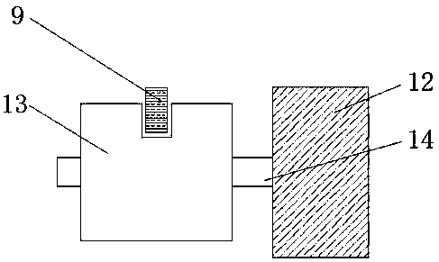 Steel bar stretching unit used for gear ring type steel prestress