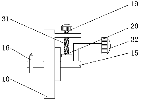 Steel bar stretching unit used for gear ring type steel prestress