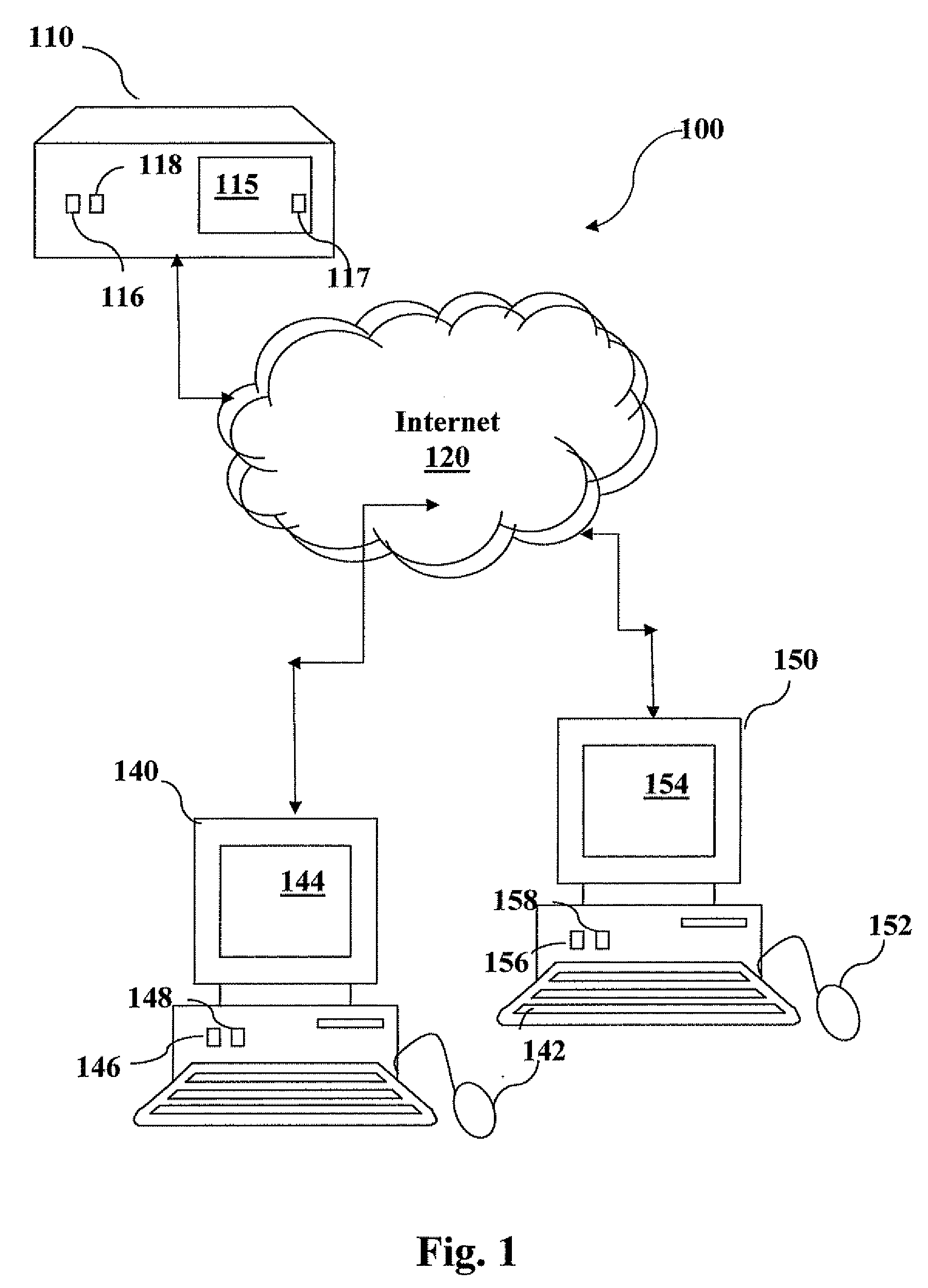 Method, device and system, for extracting dynamic content from a running computer application