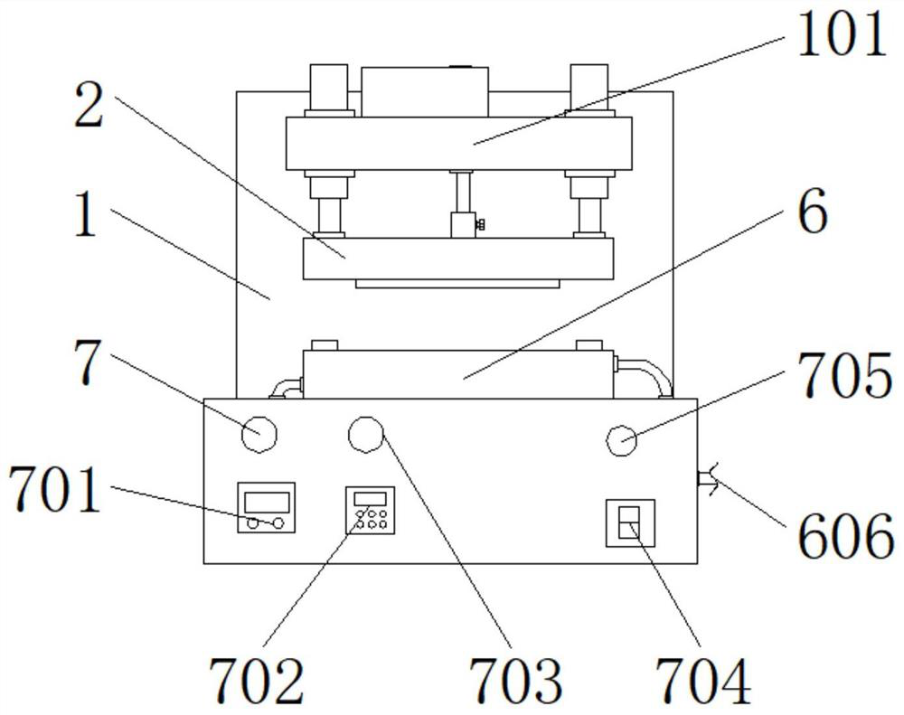 Pressing and fixing machine processing equipment for storage chip