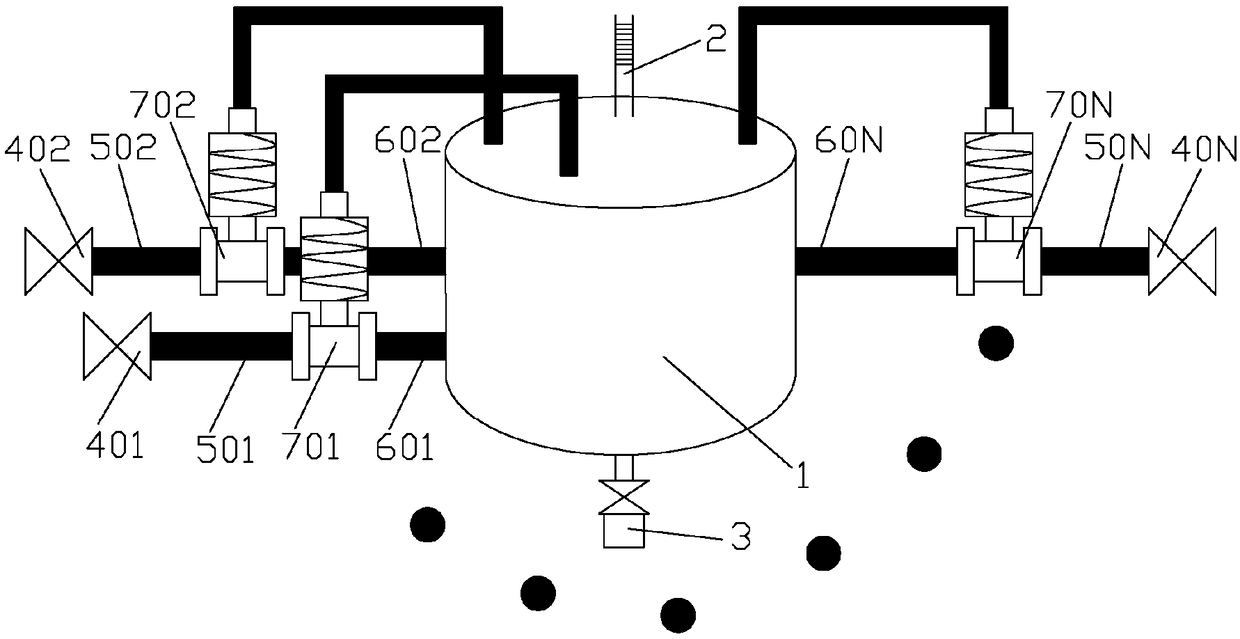 Self-operated temperature control valve detection device and detection method